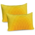 thumbnail image 1 of Ambesonne Yellow Pillow Sham 2 Pack, Color Shades Modern, 36"x20", Orange Yellow, 1 of 3