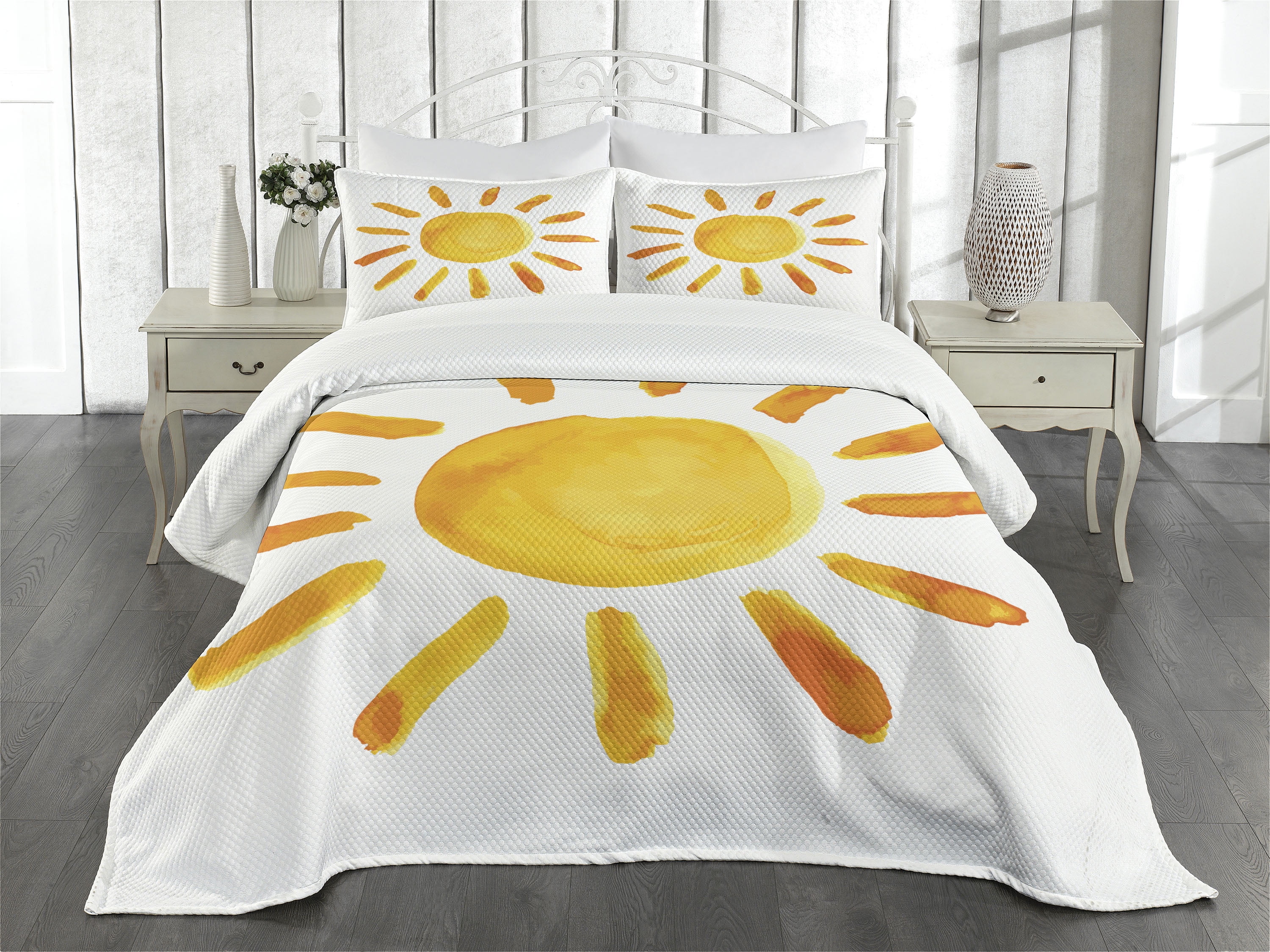 Ambesonne Ambesonne Yellow Bedspread