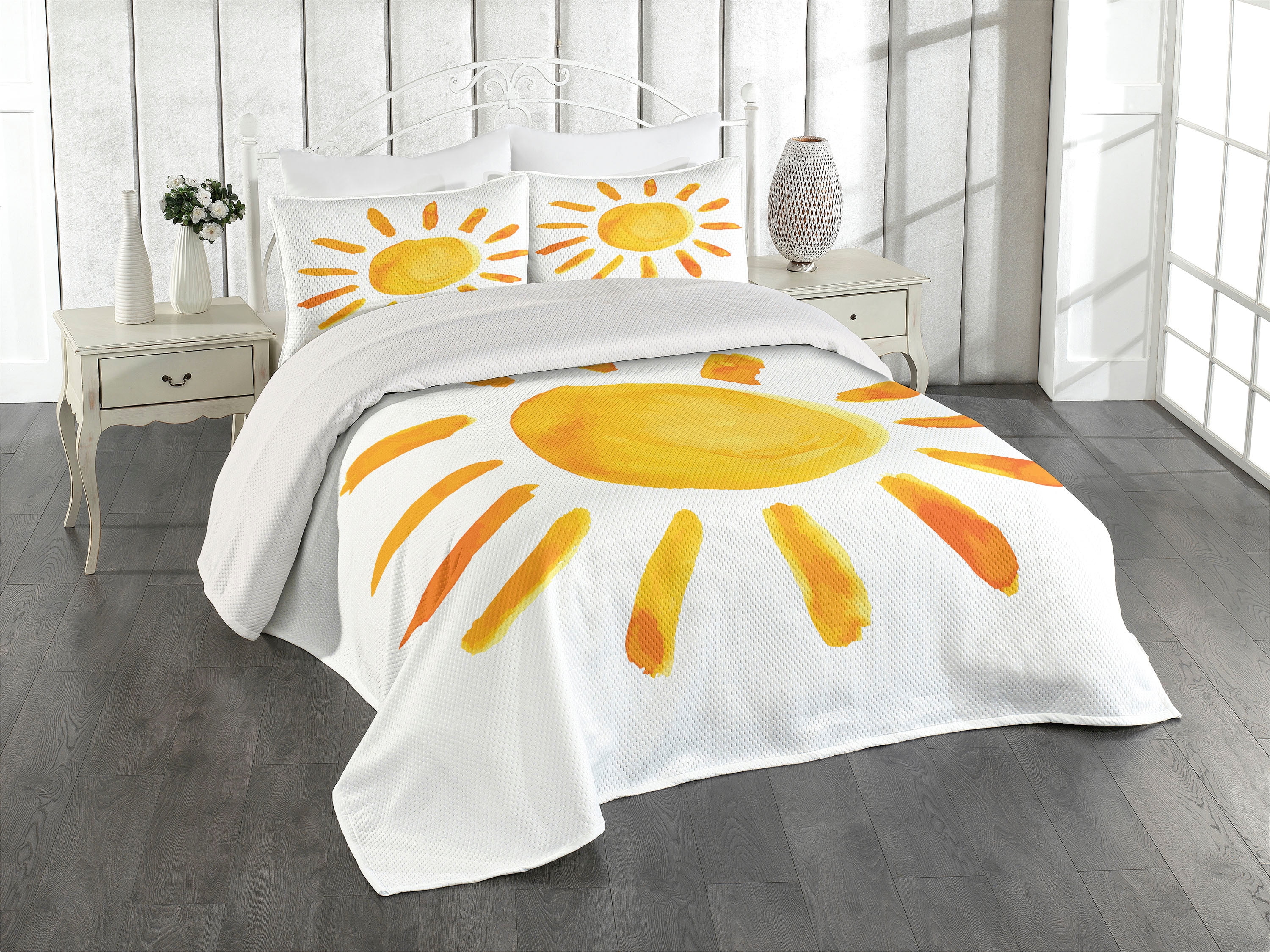 Ambesonne Ambesonne Yellow Bedspread