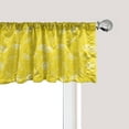thumbnail image 1 of Ambesonne Yellow and White Window Valance, Fresh Pattern Juicy Lemons Organic Citrus Ripe Fruit Vegetarian, Curtain Valance for Kitchen Bedroom Decor with Rod Pocket, 54" X 18", Yellow White, 1 of 2