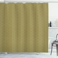 thumbnail image 1 of Ambesonne Yellow and Gray Shower Curtain, Floral Ornament Art, 69"Wx75"L, Green Brown Redwood, 1 of 4