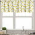 thumbnail image 1 of Ambesonne Yellow and White Window Valance, Cartoon Banana, 54" X 18", Yellow White, 1 of 5