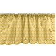 thumbnail image 1 of Ambesonne Yellow and White Window Valance, Shabby Blossom, 54" X 18", Marigold White, 1 of 3
