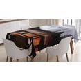 thumbnail image 1 of Ambesonne Yellowstone Tablecloth Rectangular Table Cover, Hot Spring Scenery, 52"x70", Orange Brown, 1 of 4