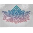 thumbnail image 1 of Ambesonne Yoga Jigsaw Puzzle Durable Cardboard, Tribal Boho Lotus Flower, 1000 pcs, Dried Rose White, 1 of 1