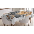 thumbnail image 1 of Ambesonne Yorkie Tablecloth Rectangular Table Cover, Terrier with Bow, 60"x84", Grey Apricot, 1 of 4