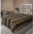 thumbnail image 1 of Ambesonne Zambia Flat Sheet, Grunge, TwinXL Size, Multicolor, 1 of 1