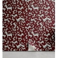 thumbnail image 1 of Ambesonne, Zebra Peel & Stick Wallpaper for Home, Wild Animal Illustration Art, 13"x36", Raspberry and White, 1 of 5