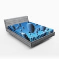 thumbnail image 1 of Ambesonne Zeppelin Fitted Sheet, Sky Aviation Flight, Full Size, Pale Blue, 1 of 3