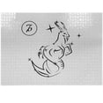 thumbnail image 1 of Ambesonne Zodiac Capricorn Jigsaw Puzzle Durable Cardboard, Sketch Goat, 1000 pcs, Black and White, 1 of 1
