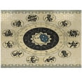 thumbnail image 1 of Ambesonne Zodiac Jigsaw Puzzle, Horoscope Wheel Art, Heirloom-Quality Fun Activity for Family Durable Cardboard, 1000 pcs, Beige Charcoal Grey, 1 of 6