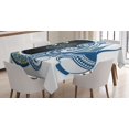 thumbnail image 1 of Ambesonne Zodiac Tablecloth Rectangular Table Cover, Aquarius Sign, 60"x84", Multicolor, 1 of 4