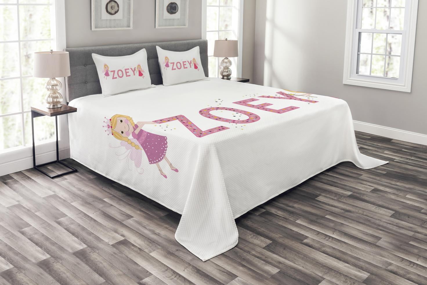 White King Polyester Girls' Bedspread Set