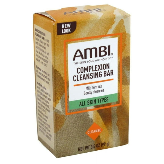 Ambi Cleansing Bar Soap Complexion 3.5oz (Pack of 3)