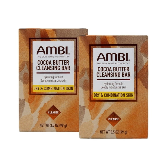 Ambi Cocoa Butter Cleansing Bar 3.5 oz (Pack of 2)