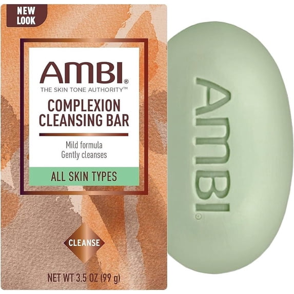 Ambi Complexion Cleansing Bar BDF6 Soap, 3.5 oz (Pack of 3)