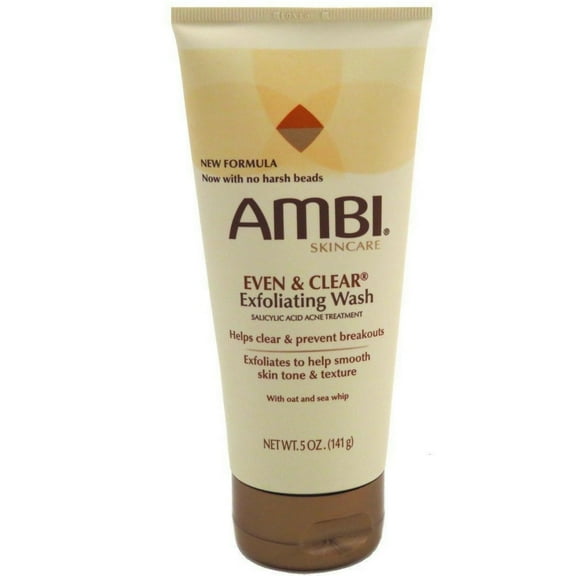 Ambi Even & Clear Exfoliating Wash 5 oz(Pack of 2) C6