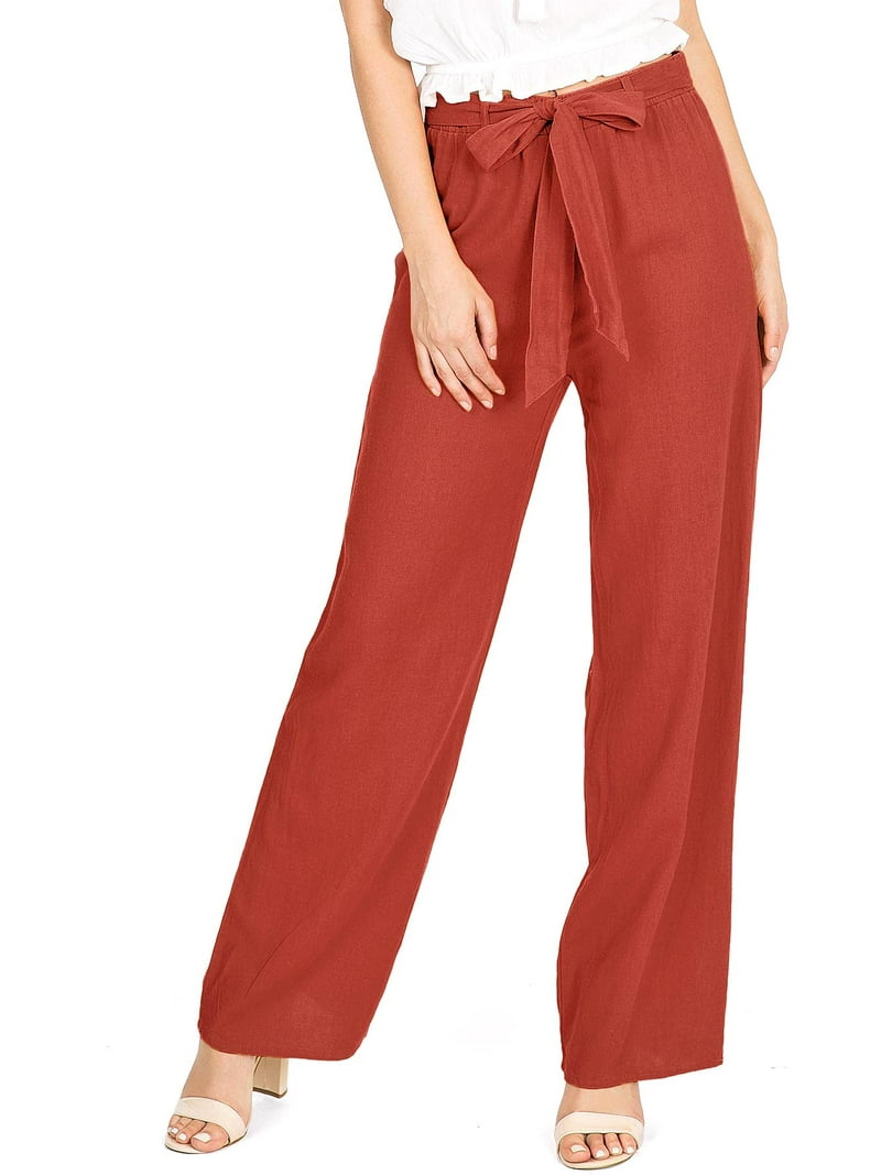 新品未使用　sunsea 19ss spec linen wide pants SHEIN Pants Size 6 W28 L31 Linen Viscose Women Wide Leg High