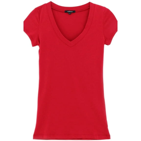 Ambiance Classic V-Neck Short Sleeve Tee - 65000