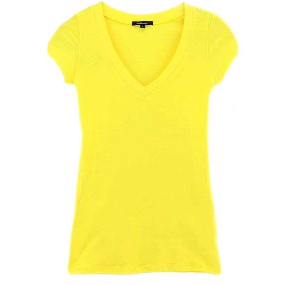 Ambiance Classic V-Neck Short Sleeve Tee - 65000