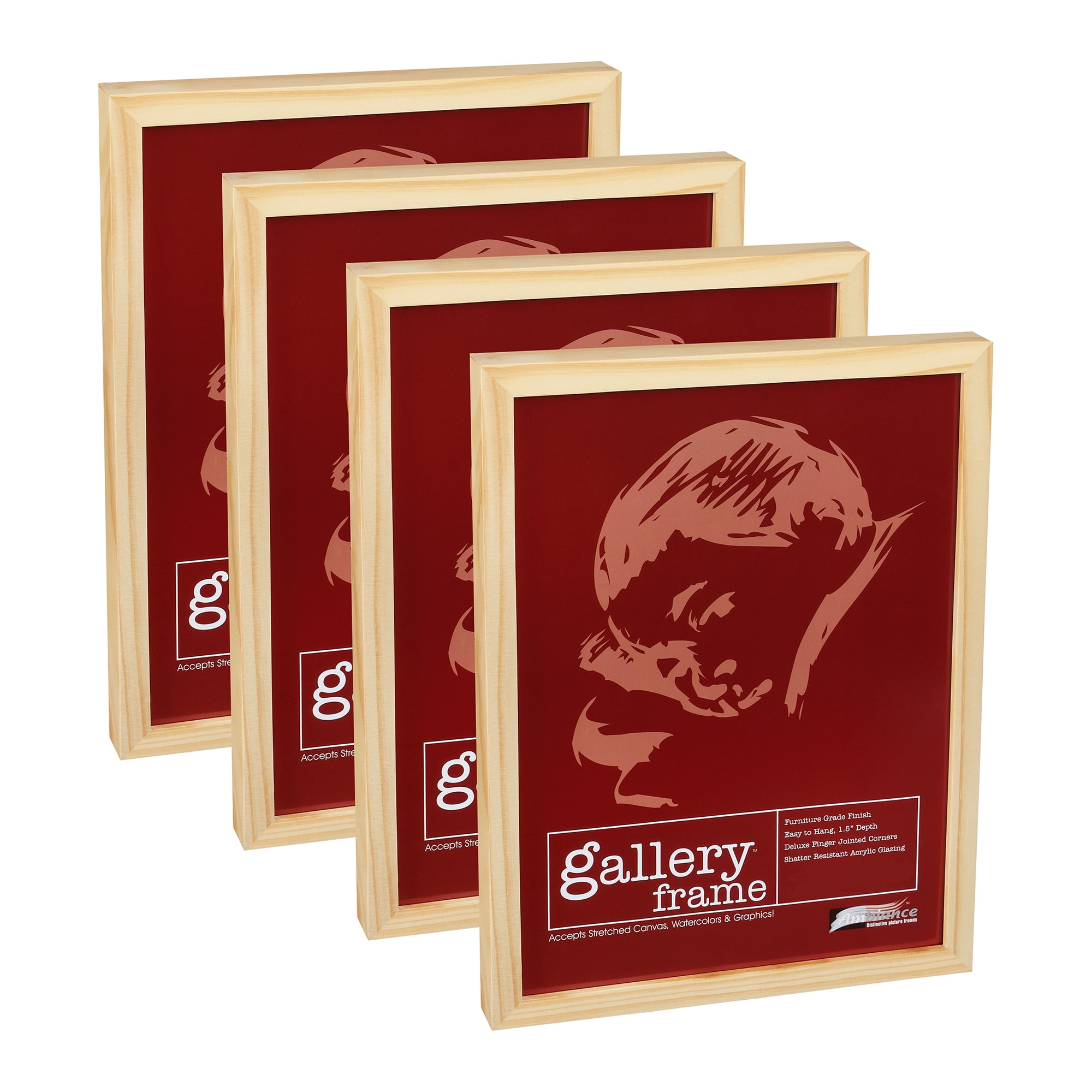 GB Eye Contemporary Wooden Silver Picture Frame - A2 - 42 X 59.4cm - View #8