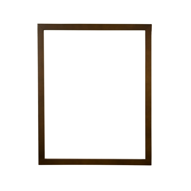 Ambiance Gallery 12x16 Wood Picture Frame for Stretched Canvas, Artist Panels and Art Boards, Single, Walnut - 4 Pack, Size: 12 x 16, Brown