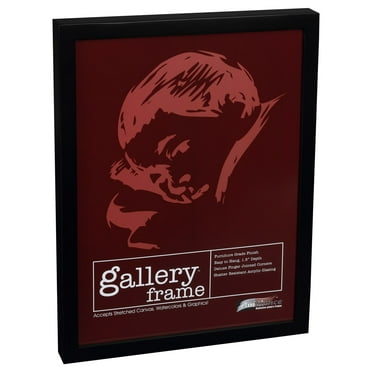 Ambiance Gallery Wood Frame Box of 8 2.5x3.5" - Black