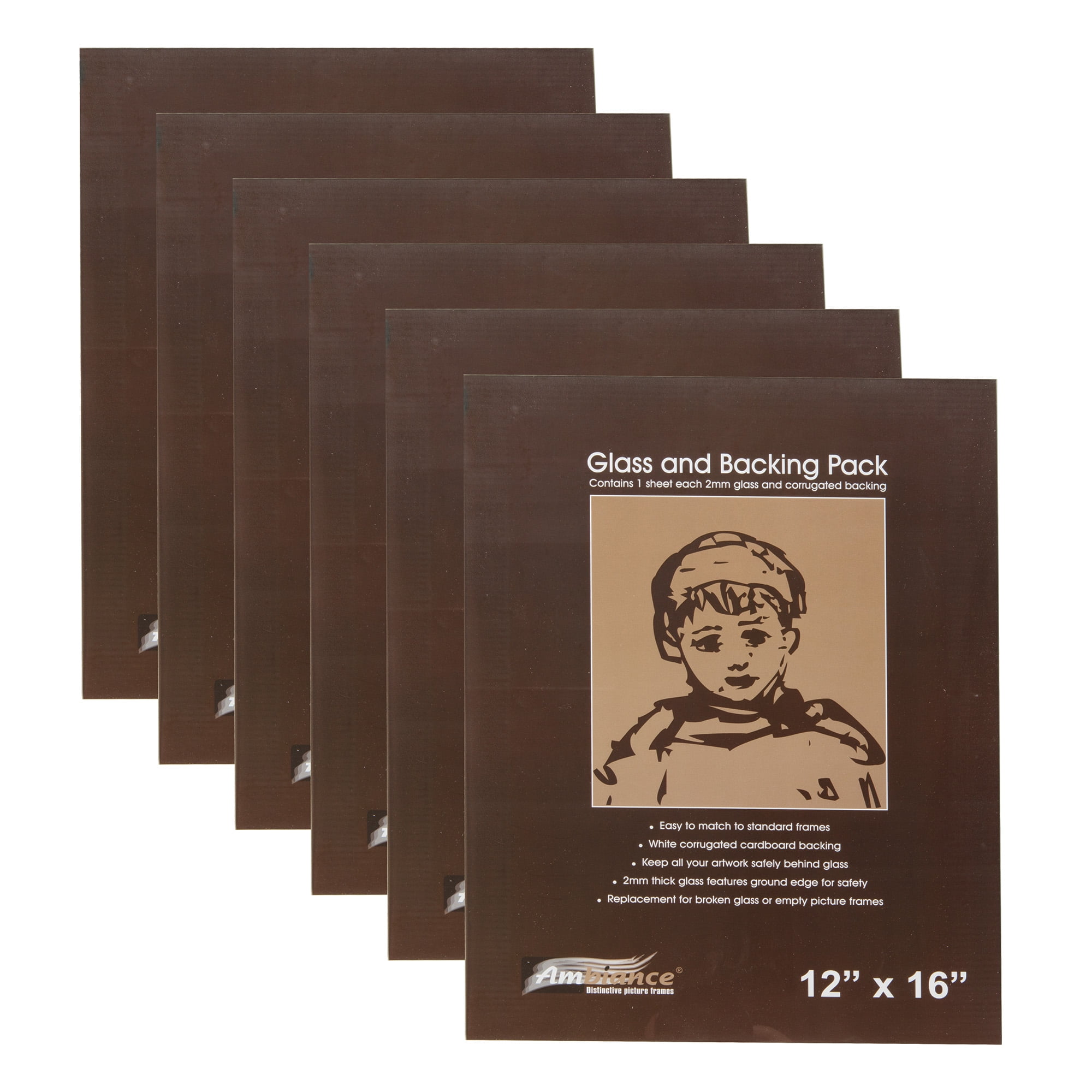 Backing For Frames Ambiance Picture Frame Glass and Backing 12x16