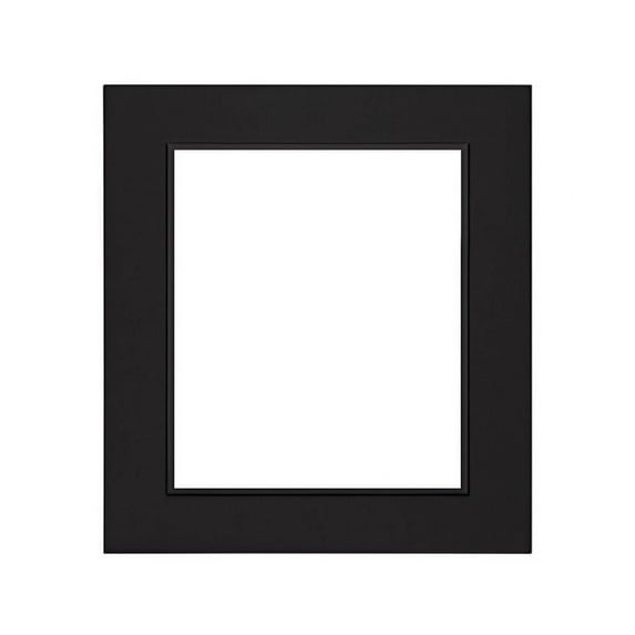 Ambiance Studio Black Picture Frames Wood Wide Face Photo Art Frame Includes Plexi Glazing, Backer & Hanging Hardware- Jet Black - 12X12