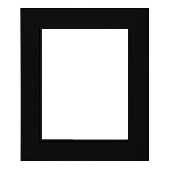 Ambiance Studio Black Picture Frames Wood Wide Face Photo Art Frame Includes Plexi Glazing, Backer & Hanging Hardware- Jet Black - 24X36