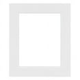 thumbnail image 1 of Ambiance Studio White Picture Frames Wood Wide Face Photo Art Frame Includes Plexi Glazing, Backer & Hanging Hardware- Bright White - 8.5X11, 1 of 5