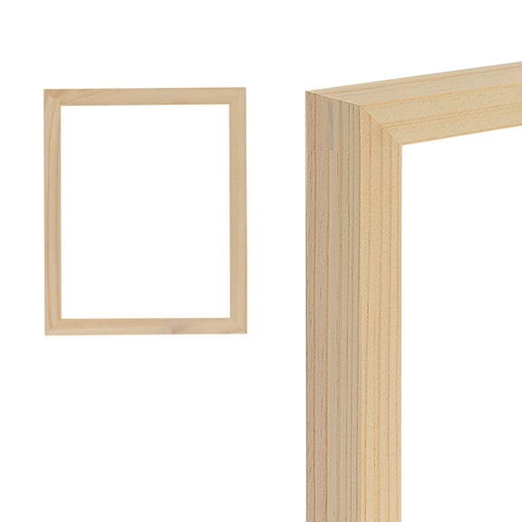 Ambiance Unfinished Wood Gallery Frame 5x5 In