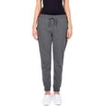 thumbnail image 1 of Ambiance Women's Juniors Soft Jogger Pants - 65776, 1 of 10