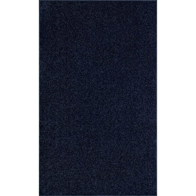 Ambiant Broadway Collection Kids Favorite Area Rugs Navy - 5' x 7'