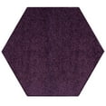 thumbnail image 1 of Ambiant Broadway Collection Kids Favorite Area Rugs Purple - 4' Hexagon, 1 of 4
