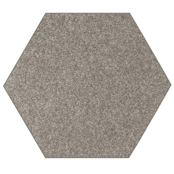 Ambiant Broadway Collection Kids Favourite Area Rugs Grey - 3' Hexagon