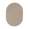 thumbnail image 1 of Ambiant Broadway Collection Pet Friendly Area Rugs Beige - 3' x 5' Oval, 1 of 4