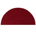 thumbnail image 1 of Ambiant Broadway Collection Pet Friendly Area Rugs Burgundy - 24" x 48" Half Round, 1 of 4