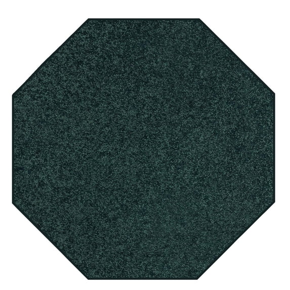 Ambiant Broadway Collection Pet Friendly Area Rugs Forest Green - 10' Octagon