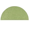 thumbnail image 1 of Ambiant Broadway Collection Pet Friendly Area Rugs Lime Green - 27" x 54" Half Round, 1 of 4