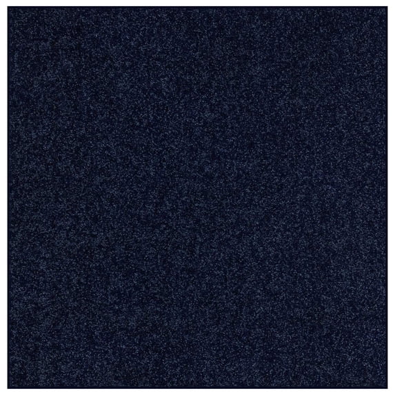 Ambiant Broadway Collection Solid Color Area Rugs Navy - 9' Square