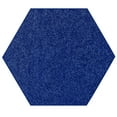 thumbnail image 1 of Ambiant Broadway Collection Solid Color Area Rugs Neon Blue - 7' Hexagon, 1 of 4