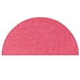 thumbnail image 1 of Ambiant Broadway Collection Solid Color Area Rugs Pink - 27" x 54" Half Round, 1 of 4