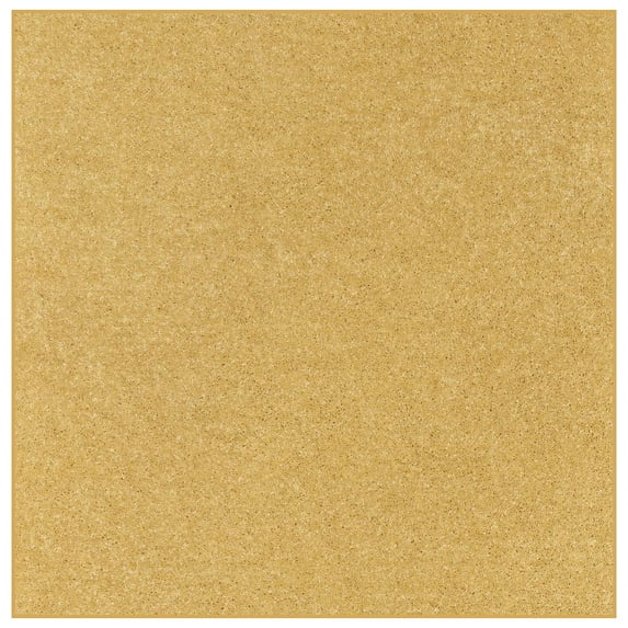 Ambiant Broadway Collection Solid Color Area Rugs Yellow - 4' Square