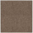 thumbnail image 1 of Ambiant Broadway Collection Solid Color Indoor Outdoor Area Rug Brown - 2' Square, 1 of 5