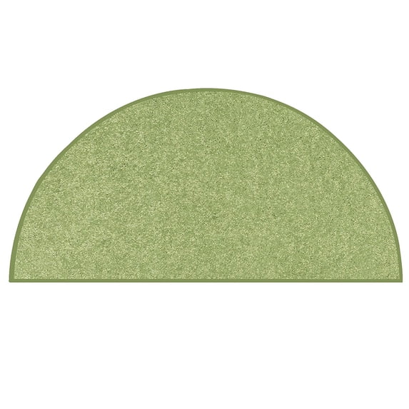 Ambiant Galaxy Way Kids Favorite Area Rugs Lime Green - 72" x 144" Half Round