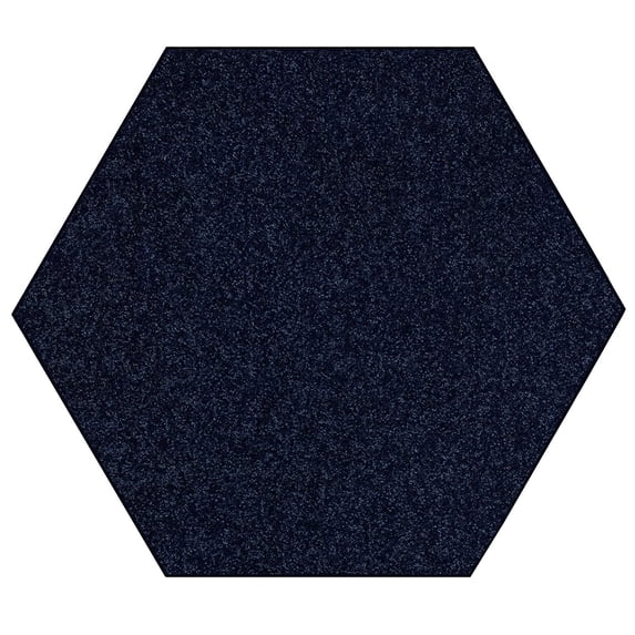 Ambiant Galaxy Way Kids Favourite Area Rugs Navy - 3' Hexagon