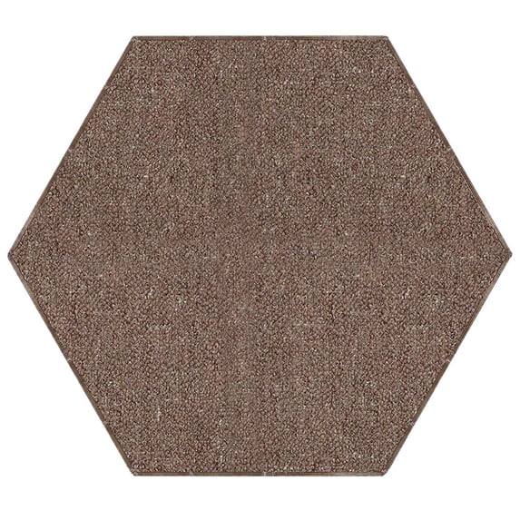 Ambiant Galaxy Way Kids Favorite Indoor Outdoor Area Rug Brown - 8' Hexagon