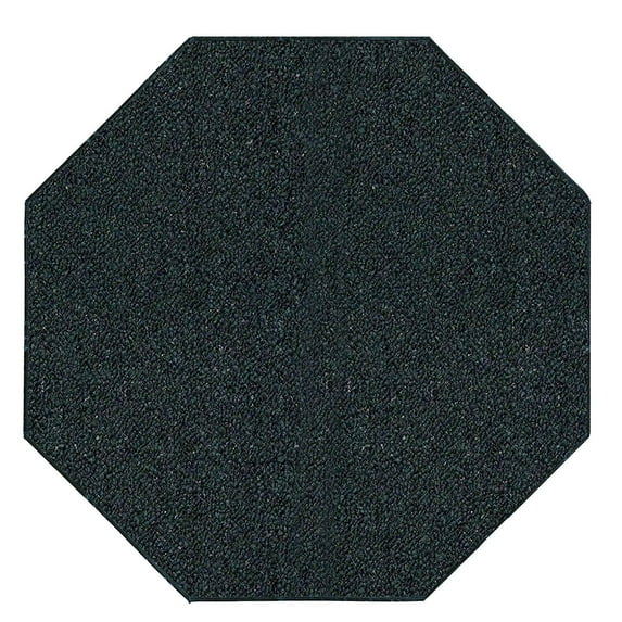 Ambiant Galaxy Way Pet Friendly Indoor Outdoor Area Rug Dark Green - 2' Octagon