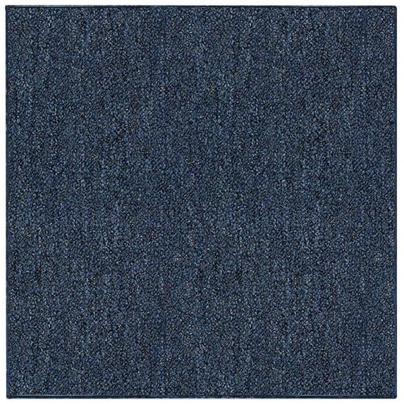Ambiant Galaxy Way Pet Friendly Indoor Outdoor Area Rug Petrol Blue - 8' Square